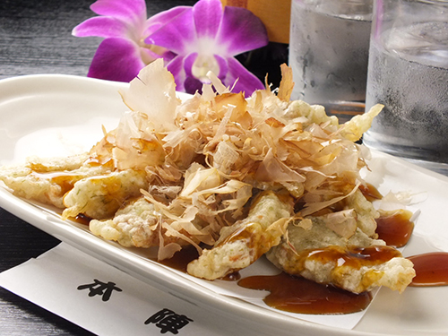 竹輪の磯部揚げ